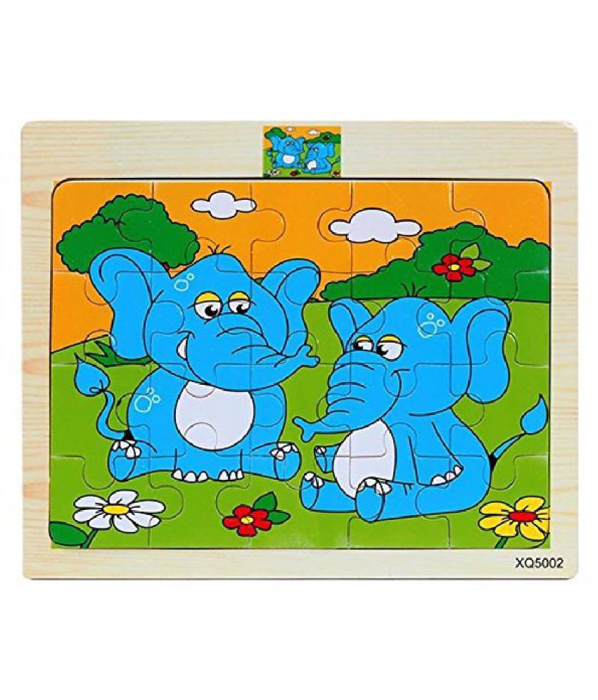 Akrobo 6 Assorted Wooden Puzzles for Kids (6 Pieces) - Buy Akrobo 6 ...