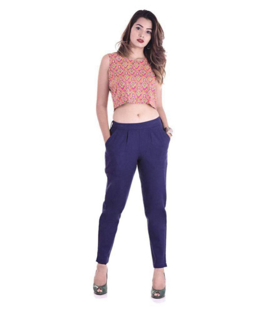 cotton lycra pants