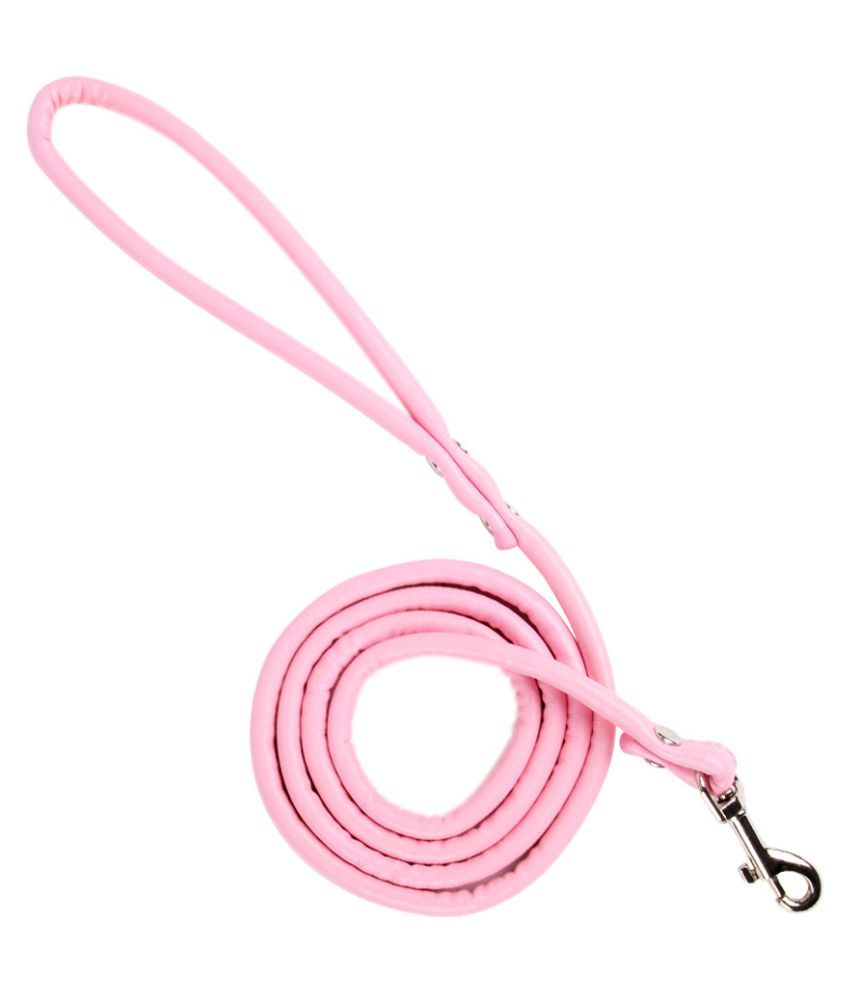 light pink dog leash