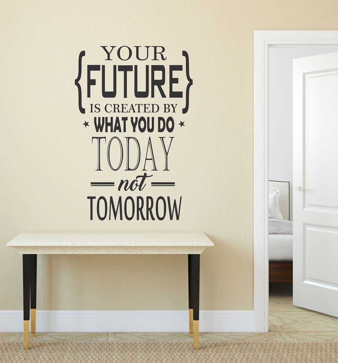     			Wallzone Life Quotes Abstract Sticker ( 40 x 60 cms )