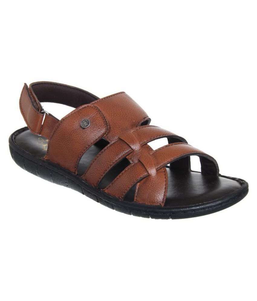 Duke Tan Synthetic Leather Sandals Price in India- Buy Duke Tan Synthetic Leather Sandals Online 