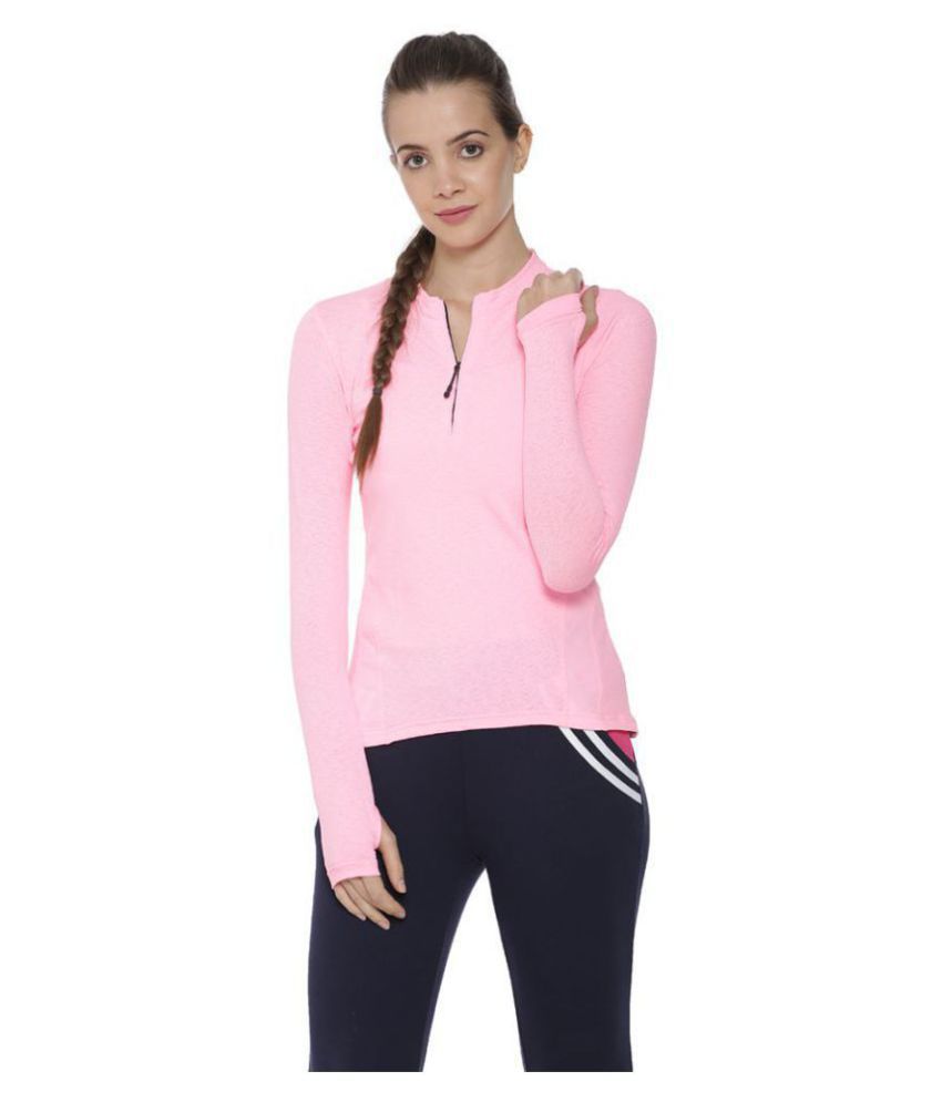 Campus Sutra Polyester Jerseys - Pink