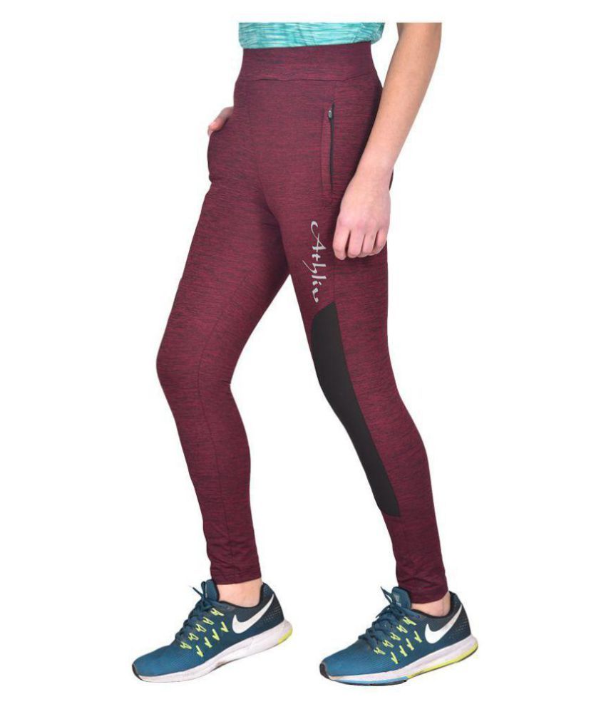 nike maroon tights