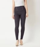 Miss Chase - Dark Grey Polyester Women's Jeggings ( Pack of 1 )