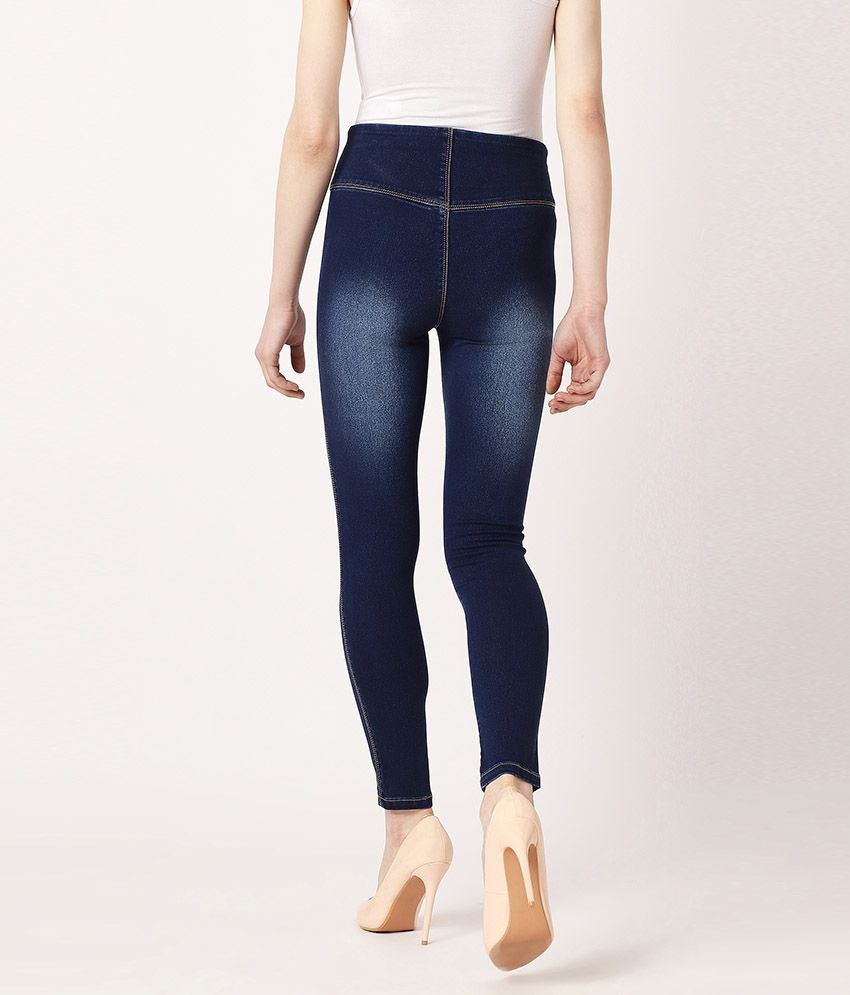 jeggings navy blue