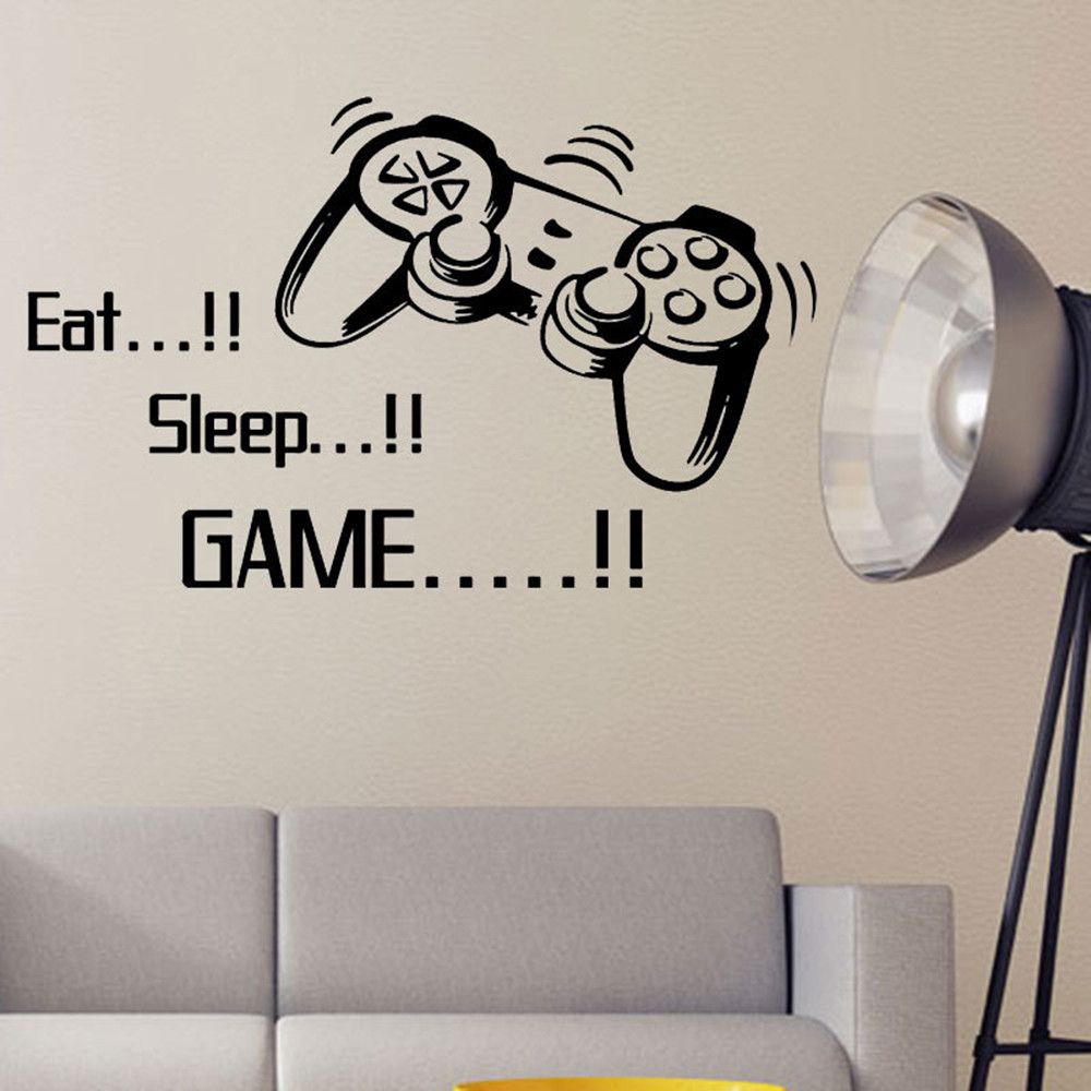 Eat Sleep Game Wall Stickers Boys Bedroom Letter Diy Kids Rooms Decoration Art Buy Eat Sleep Game Wall Stickers Boys Bedroom Letter Diy Kids Rooms Decoration Art Online At Best Prices