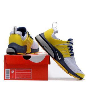 nike presto running shoes yellow