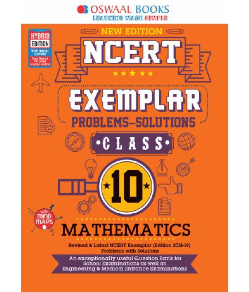 Oswaal NCERT Exemplar Problems Solutions Class 10 Mathematics Book 