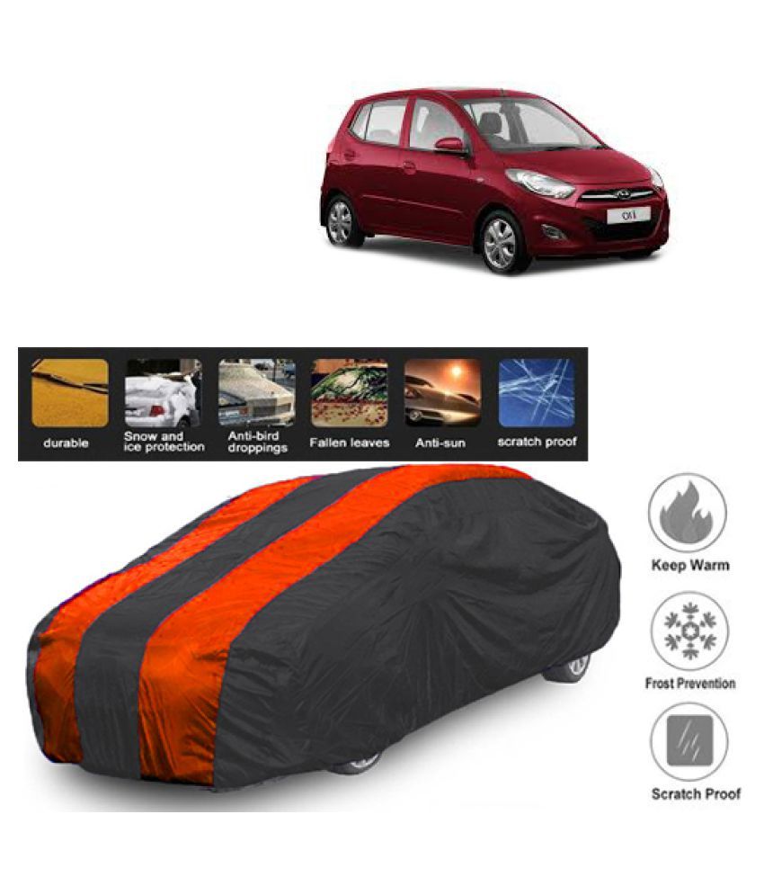 QualityBeast Car Body Cover for Hyundai i10 [2010-2013] RedBlue: Buy