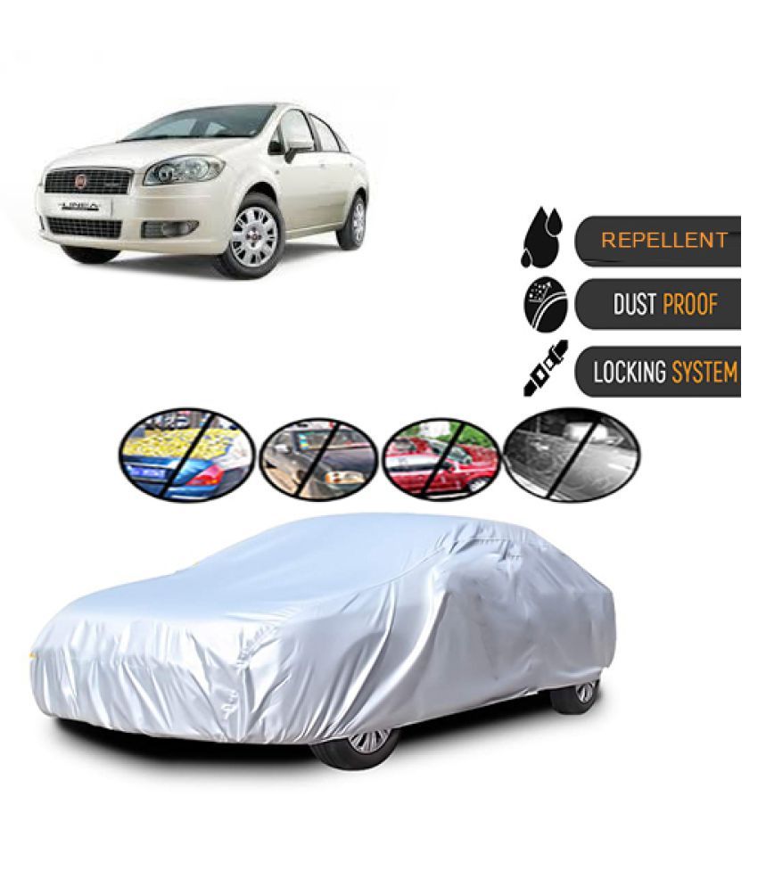 QualityBeast Car Body Cover for Fiat Linea [20082014] Silver Buy