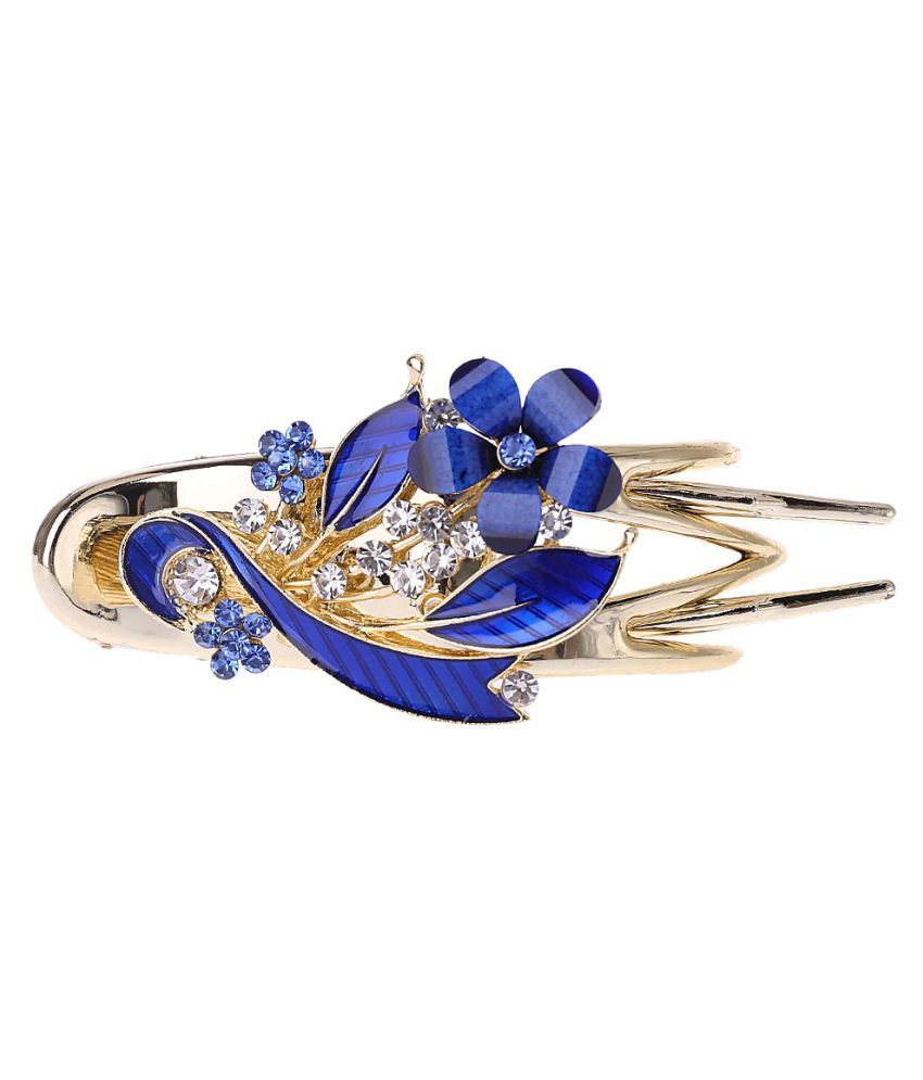 Mizorri Blue Casual Hair Pin Buy Online At Low Price In India