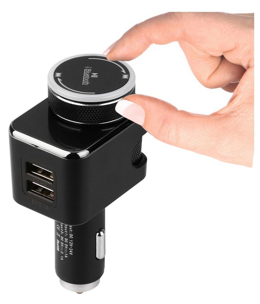 Wireless Car Bluetooth Kit FM Transmitter Handsfree Call USB Car