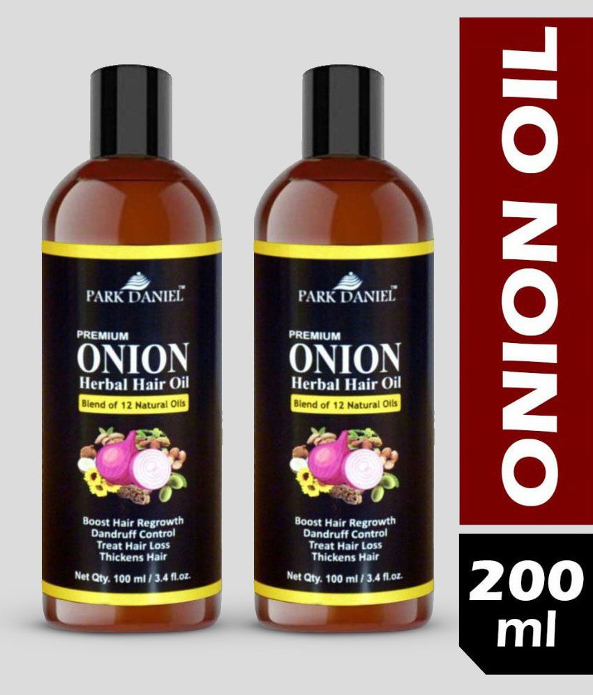 Park Daniel Onion Herbal Hair Oil For Hair Regrowth Combo Of 2