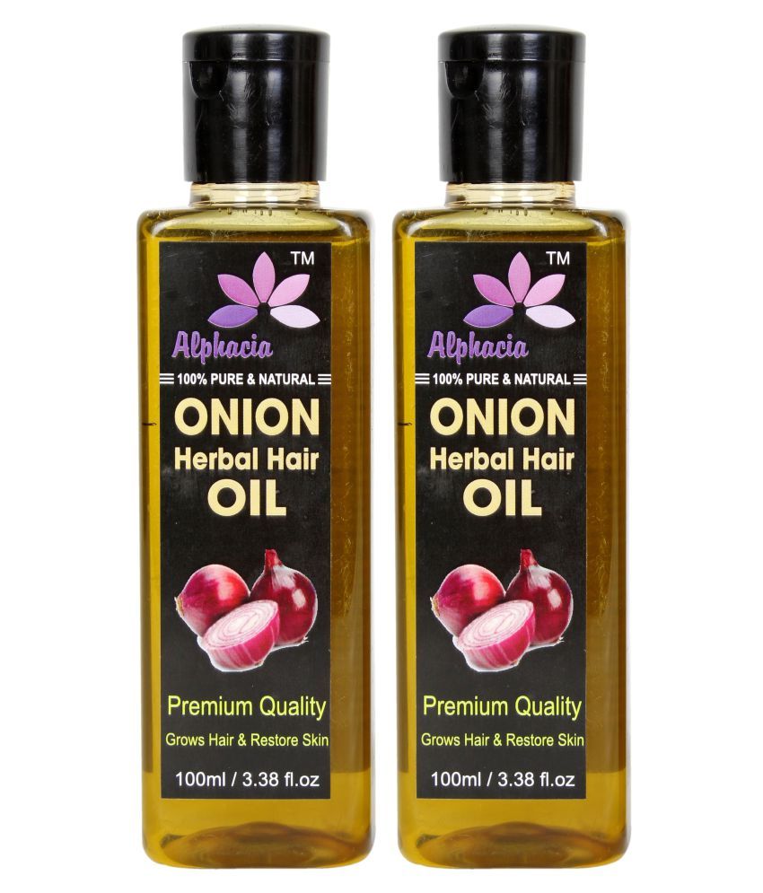     			Alphacia Onion Regrowth Oil For Hair Therapy 200 ml Pack of 2