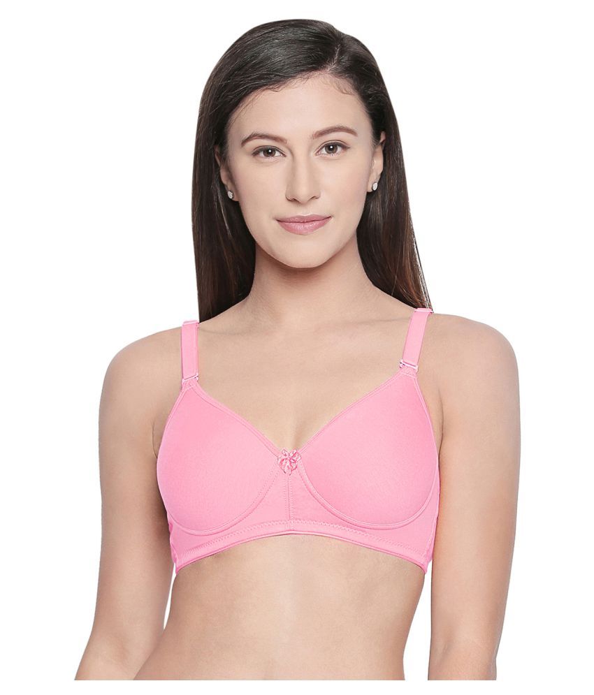 Buy Bodycare Cotton Seamless Bra Pink Online At Best Prices In India Snapdeal 4808