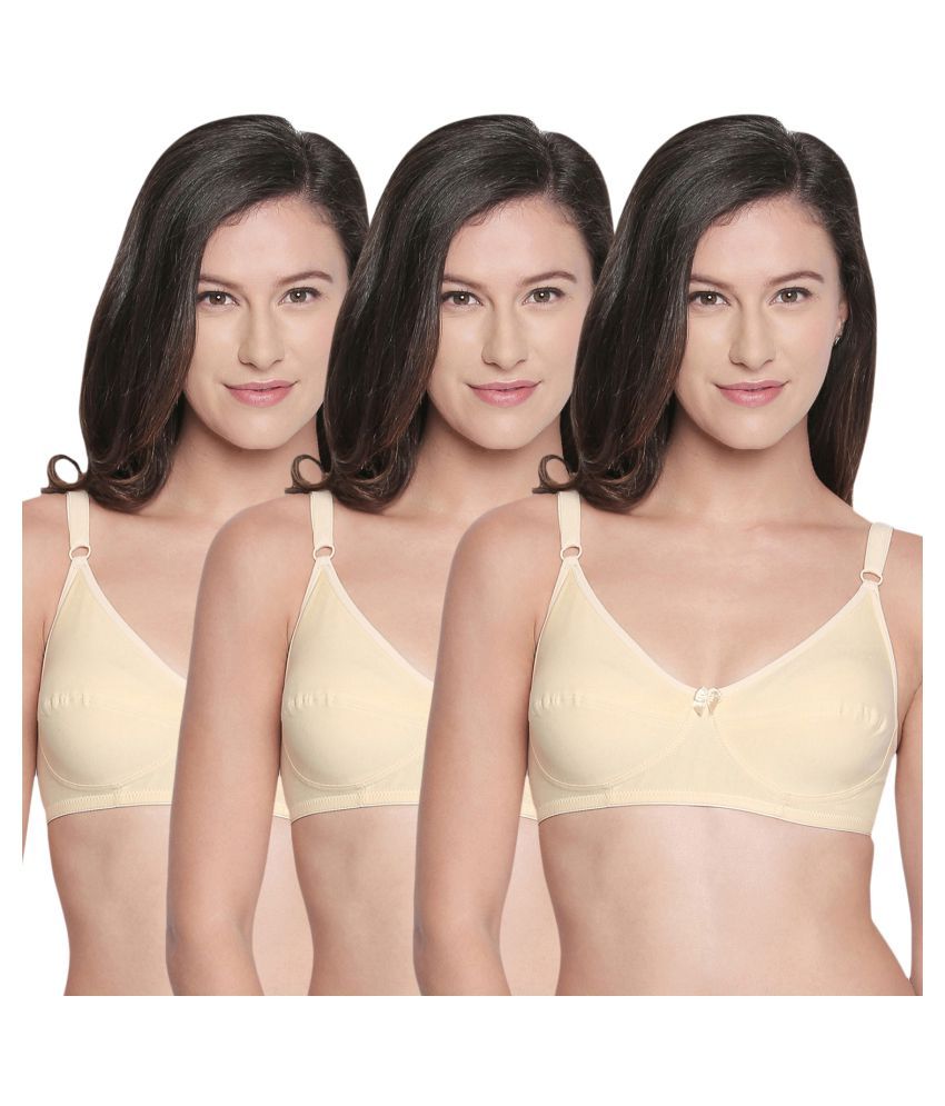     			Bodycare Cotton Seamless Bra - Beige