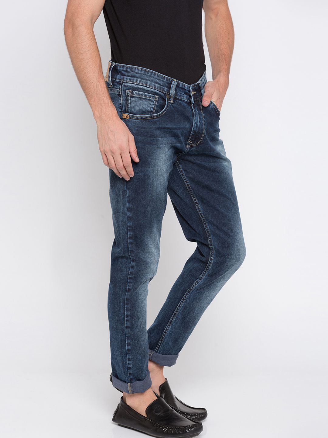 Spykar Dark Blue Skinny Jeans - Buy Spykar Dark Blue Skinny Jeans Online at Best Prices in India 