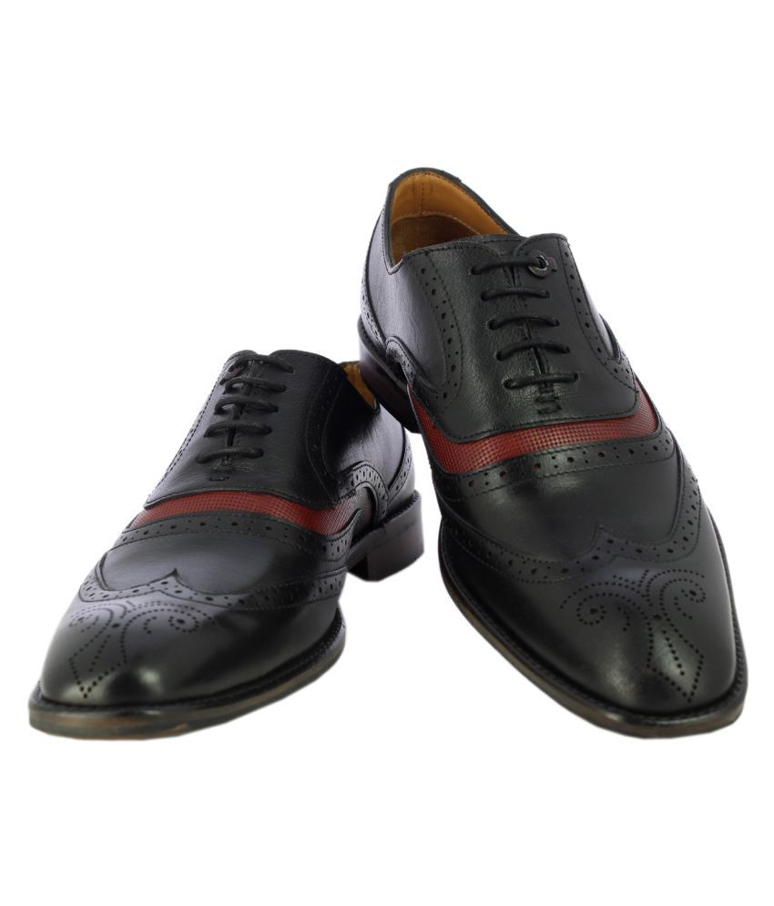 alberto torresi black formal derby shoes