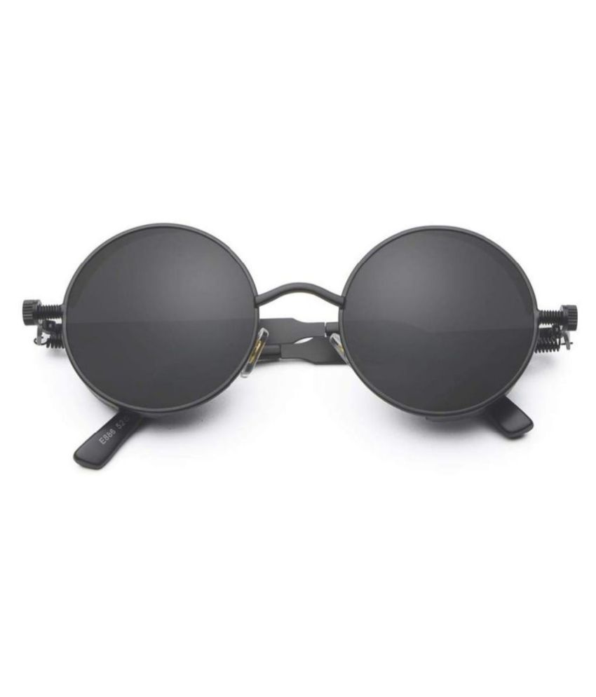 divine world Black Round Sunglasses ( 1414 ) - Buy divine world Black ...