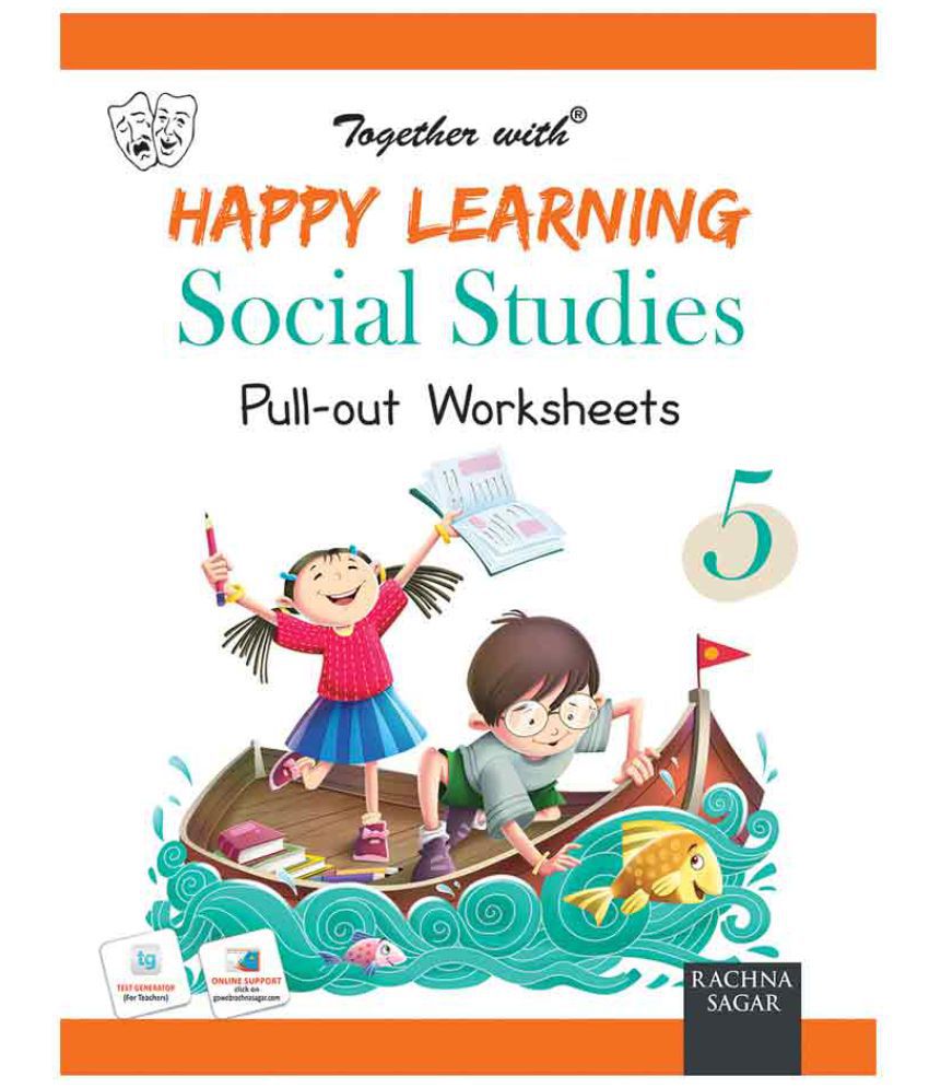     			Happy Learning Pull out Worksheets Social Studies for Class 5