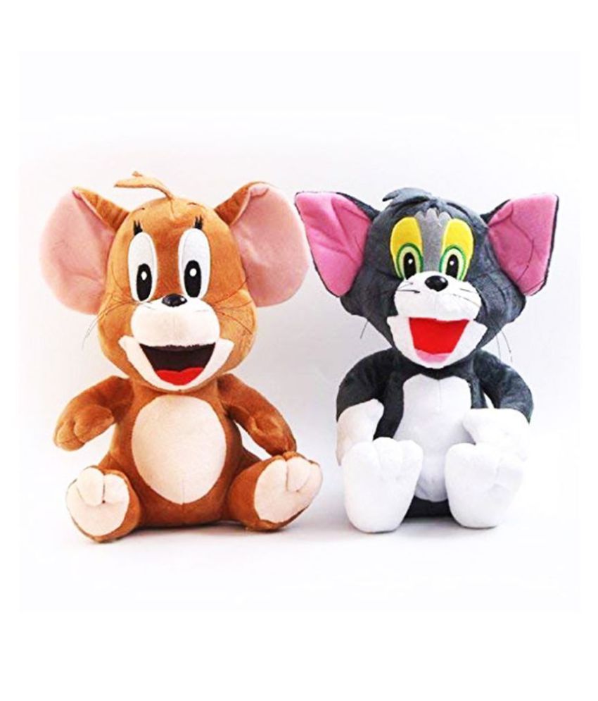 Cartoon Animal Cute Tom and Jerry Plush Toy A pair Cat+Mouse Doll Kids Soft Gift