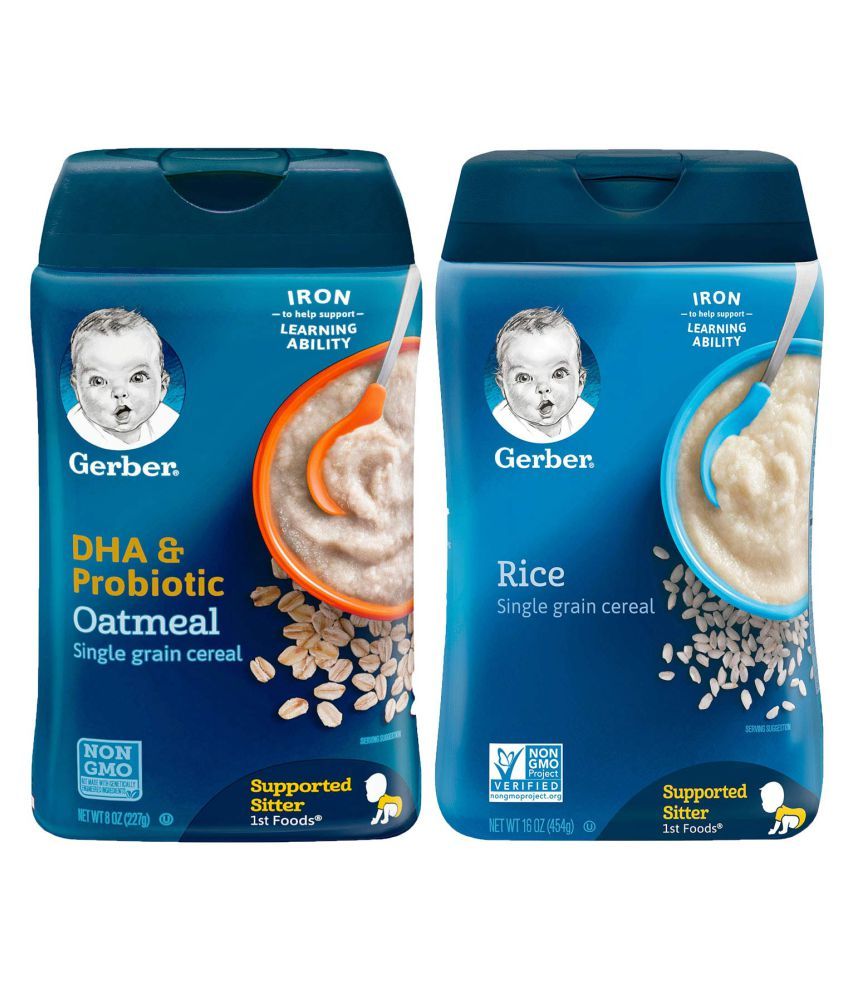 Gerber Assorted Infant Cereal for 12 Months + ( 454 gm ): Buy Gerber