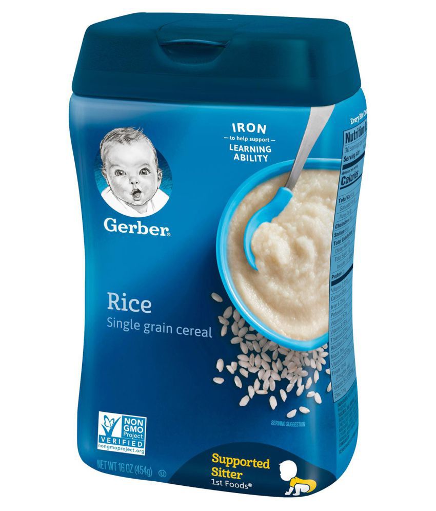 Gerber Rice Cereal Infant Cereal for 6 Months + ( 227 gm ): Buy Gerber