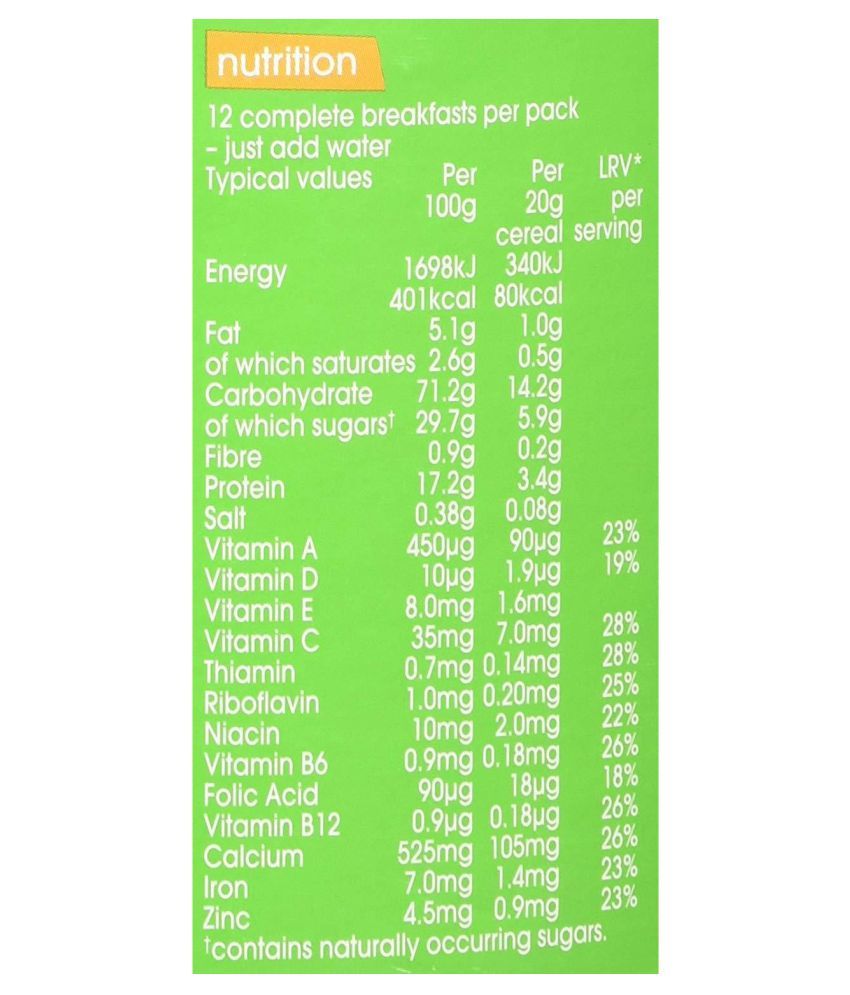 heinz sunrise banana porridge