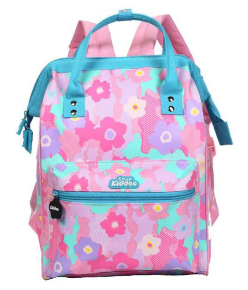Smily Kiddos 25 Ltrs Pink School Bag 10 Ltr for Boys & Girls