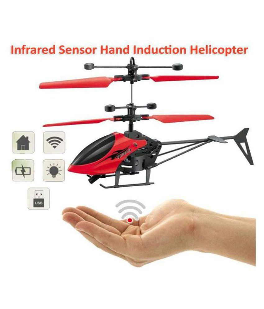 Infrared induction helicopter Hand Induction Control USB Charger Flying ...