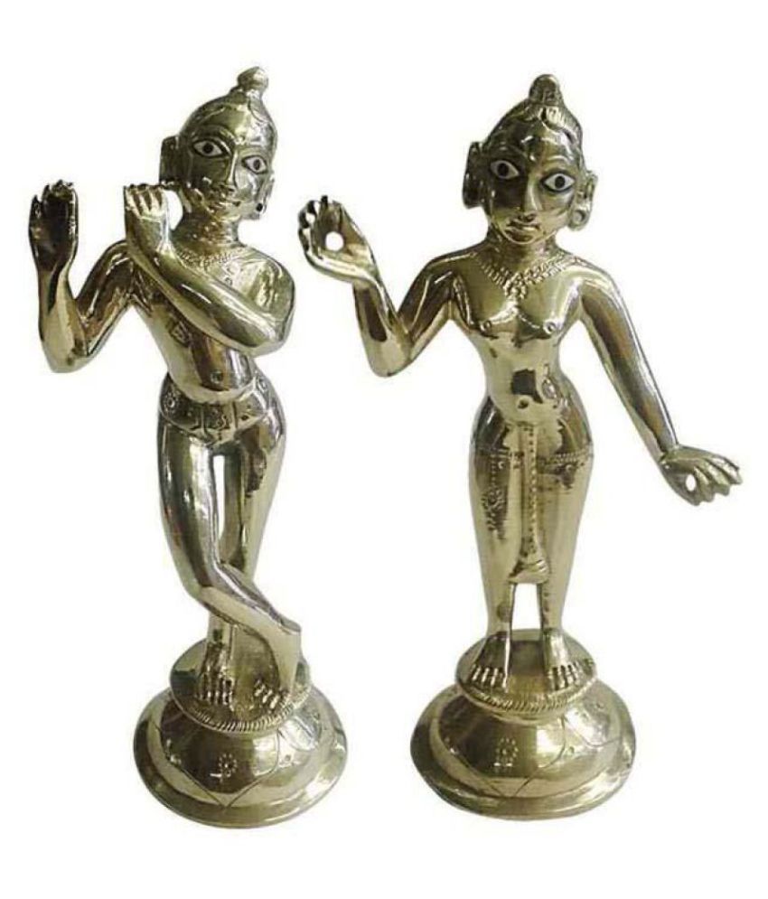     			RL Collection Radha Krishna Brass Idol