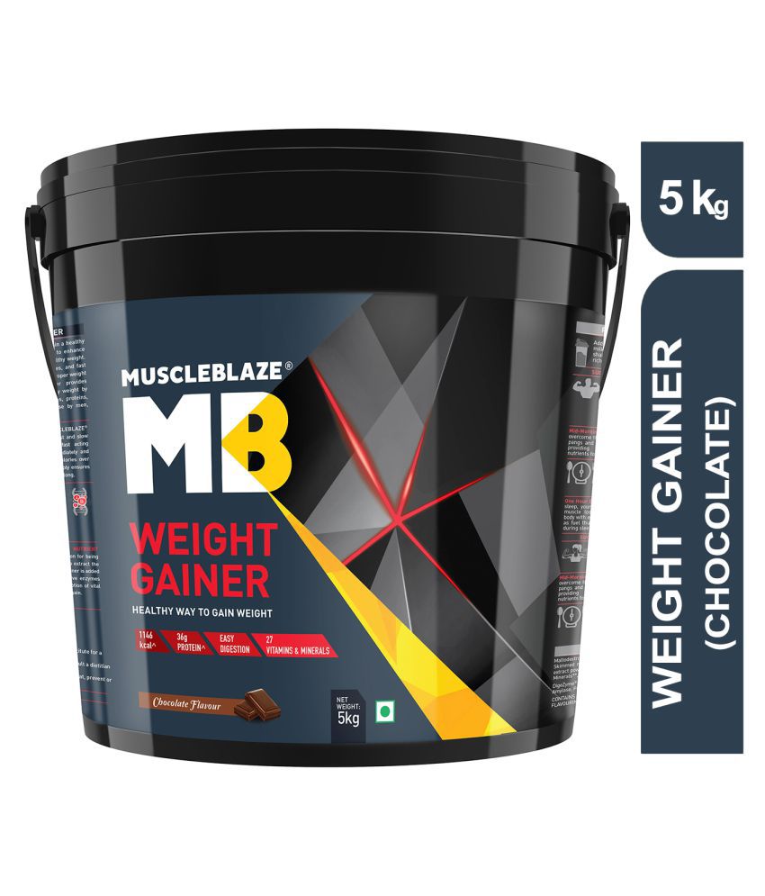 MuscleBlaze Weight Gainer 5000 gm Weight Gainer Powder: Buy MuscleBlaze ...