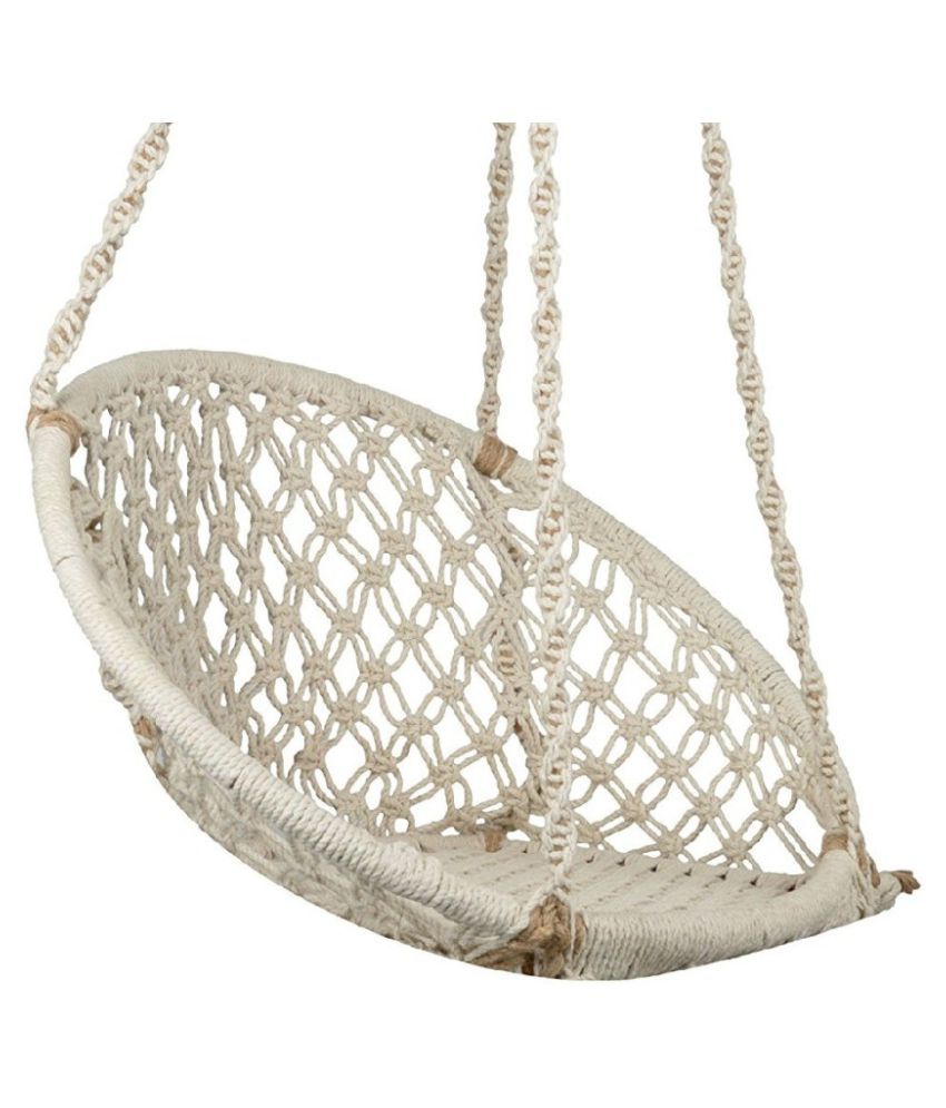 PANTHEER White Round Home Swing For Adult and Baby Buy