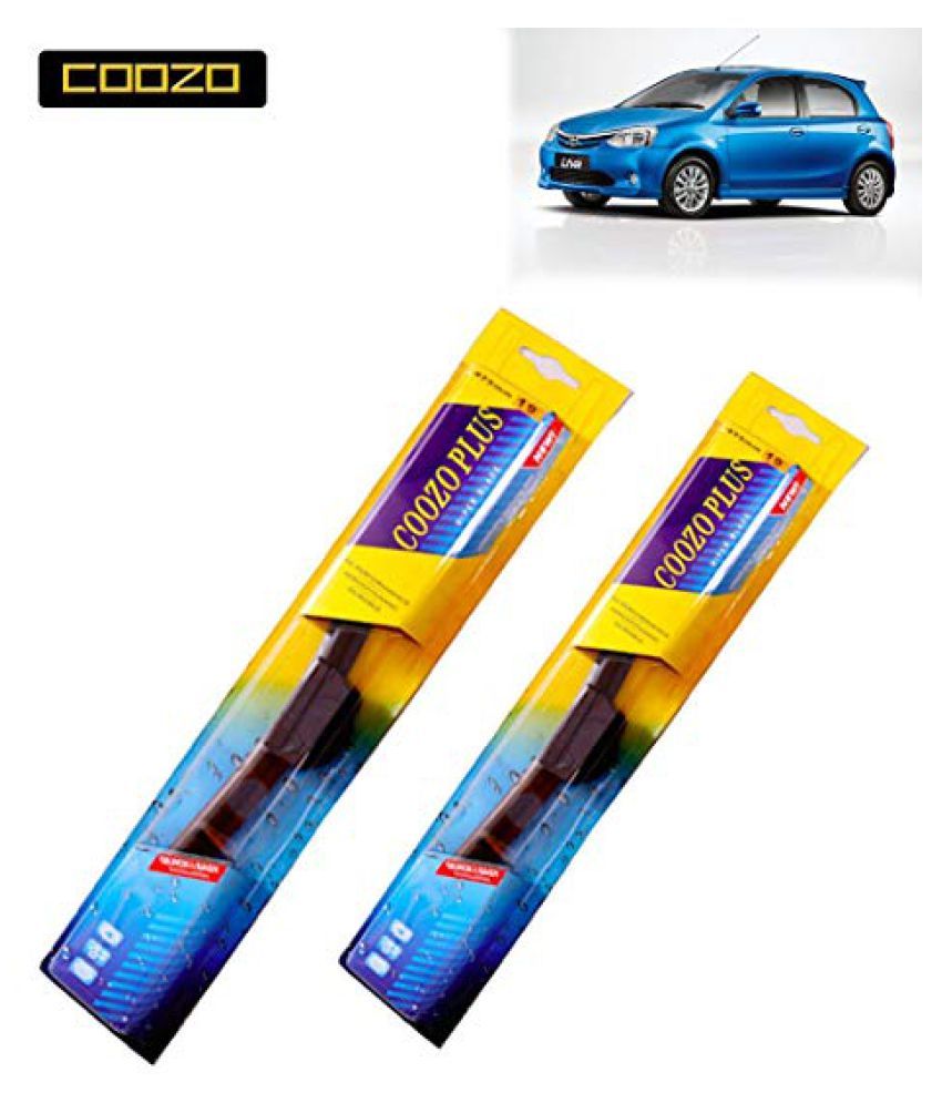 Coozo Plus Soft Frameless Anti Fog Coating Wiper Blades for Maruti Suzuki Baleno (D) 21" (P) 19
