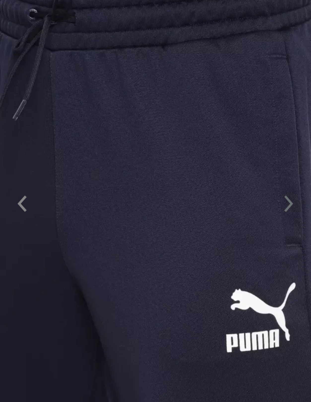 puma navy tracksuit bottoms