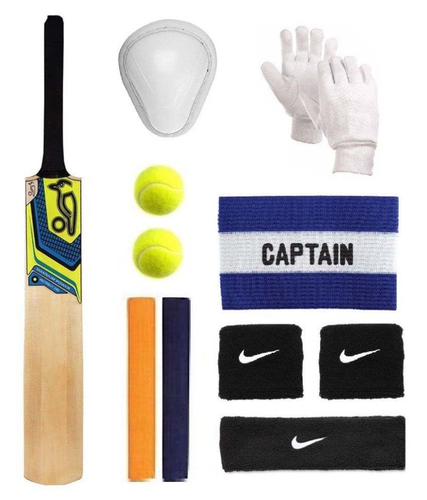 RetailWorld Full Size Combo of Kookaburra Kashmir Willow Cricket Bat