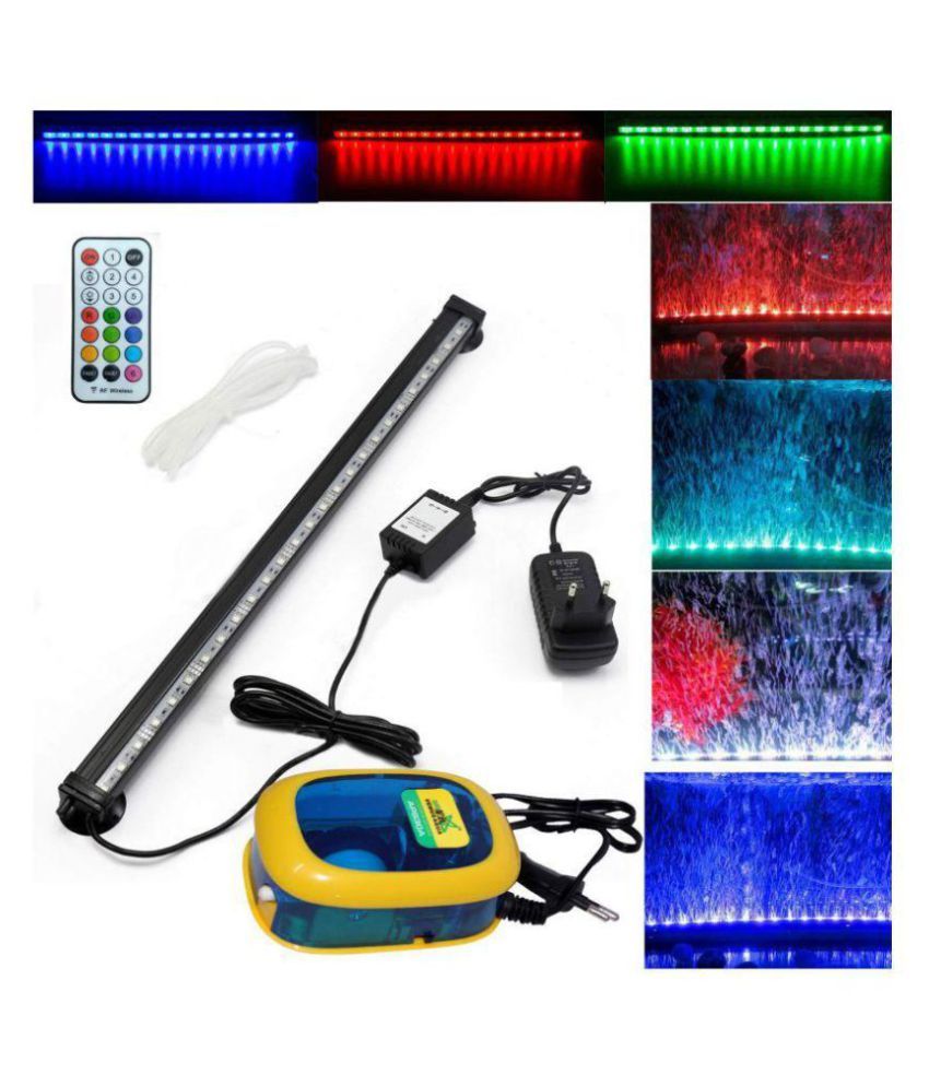 Venus Aqua Aquarium Colourful Submersible Led Lamp With Remote