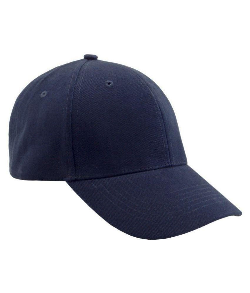     			Tahiro Blue Plain Cotton Caps