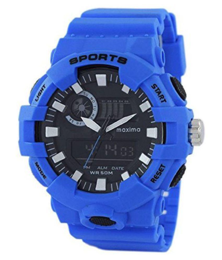 maxima analog digital watch price