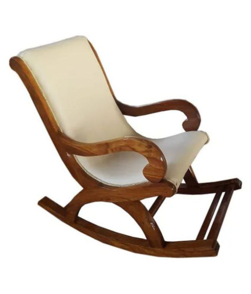 Shesham Wood Rocking Chair With Cushion Buy Shesham Wood Rocking