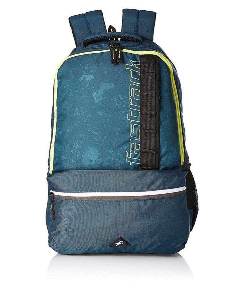 fastrack blue backpack