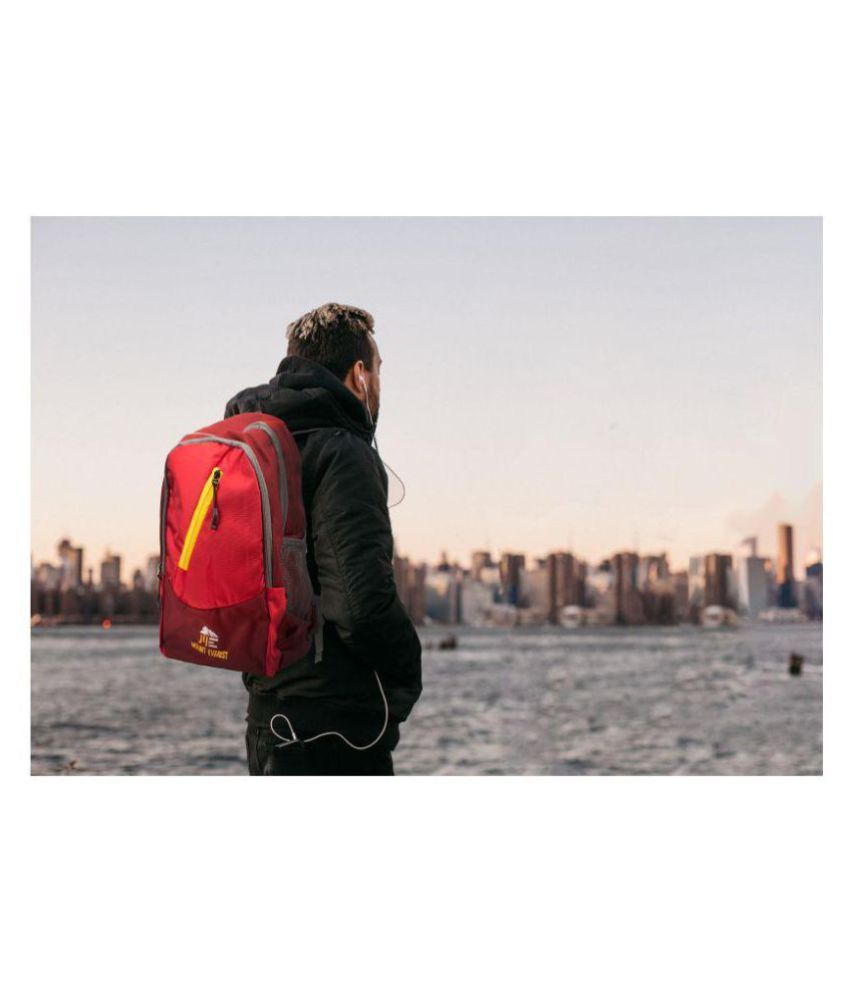 Mount Everest Red Backpack Buy Mount Everest Red Backpack Online at