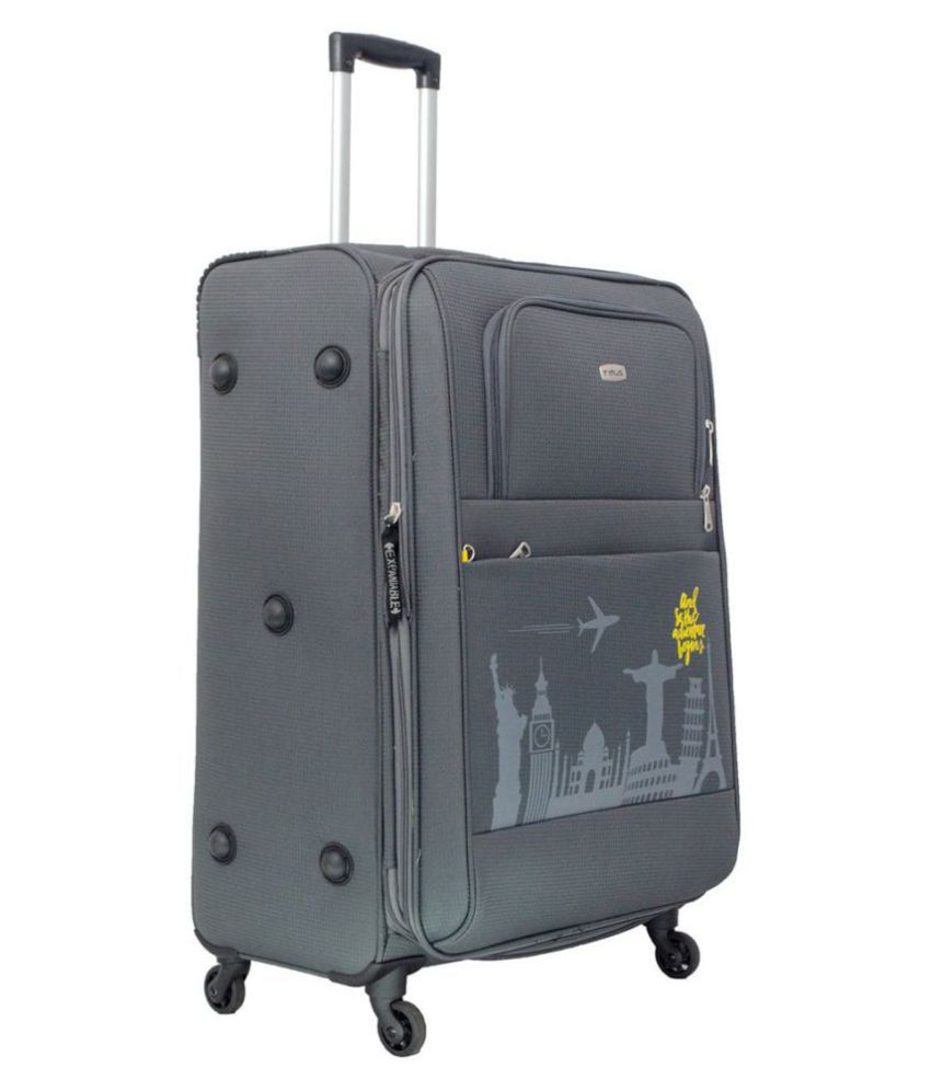 Timus Salsa 75 cm Grey 4 wheel strolley suitcase Check-in ...