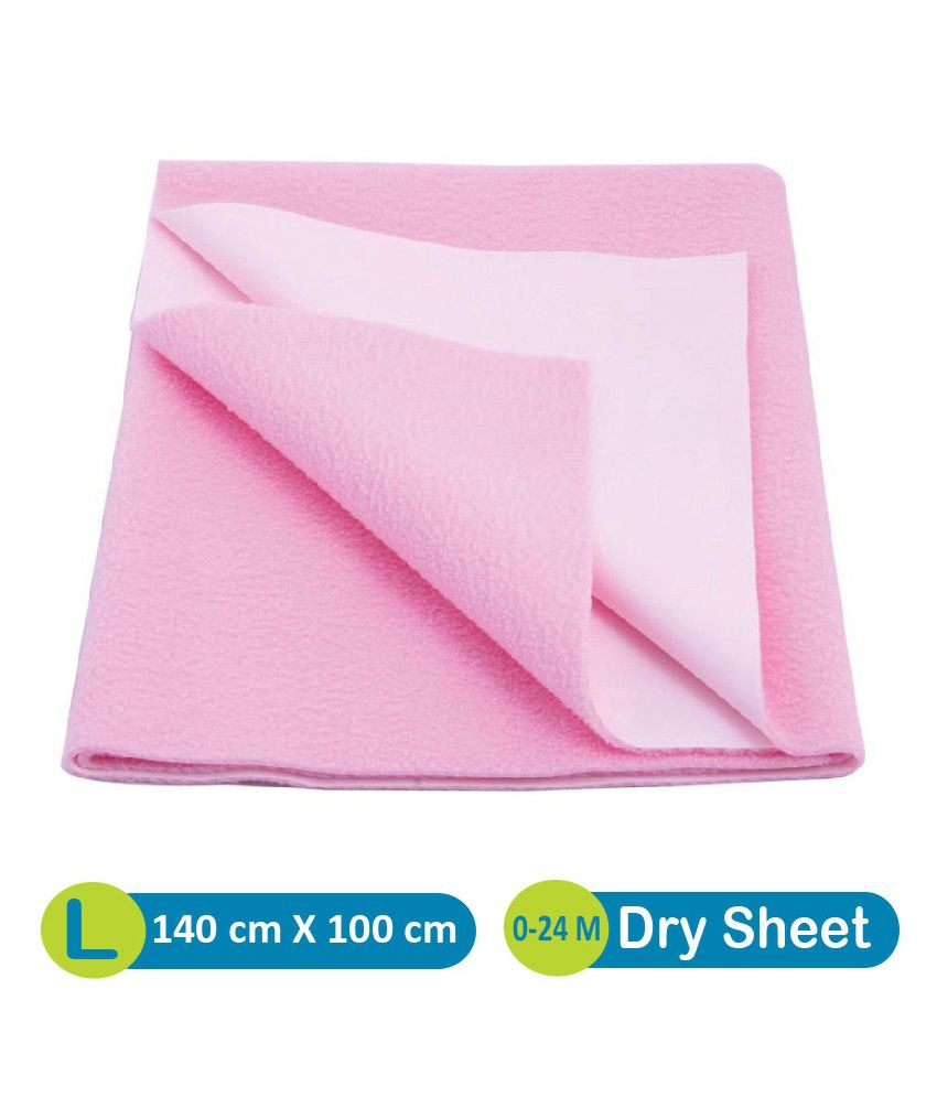 Quick Dry Pink Bed Protector Rubber Sheet Waterproof Sheet