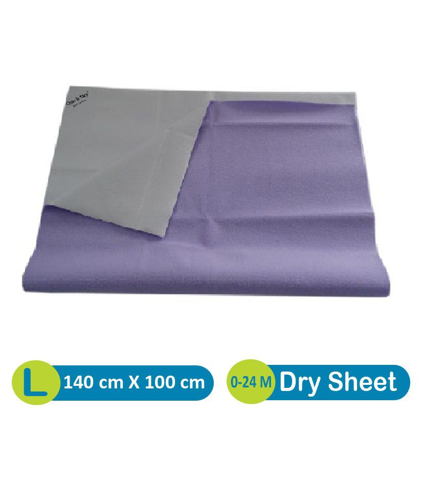     			Quick Dry Plain Waterproof sheet Large Liliac Rubber Sheet baby bed cover