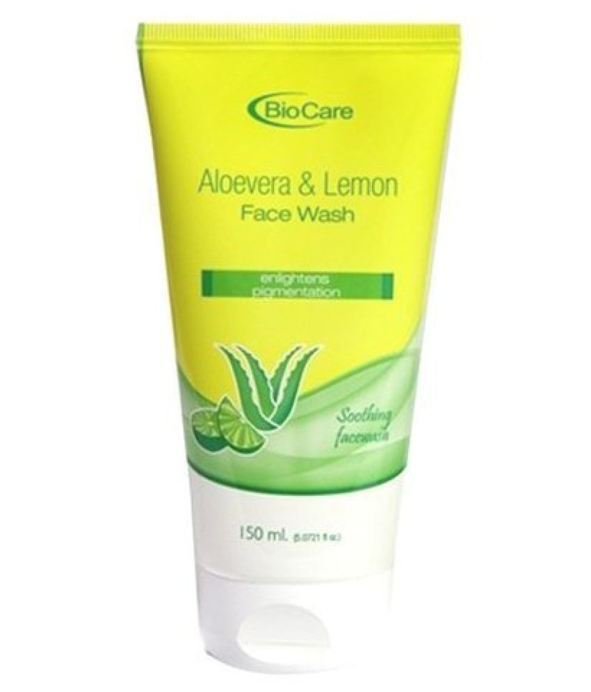 Biocare Aloe Vera & Lemon Face Wash 150 mL Buy Biocare Aloe Vera