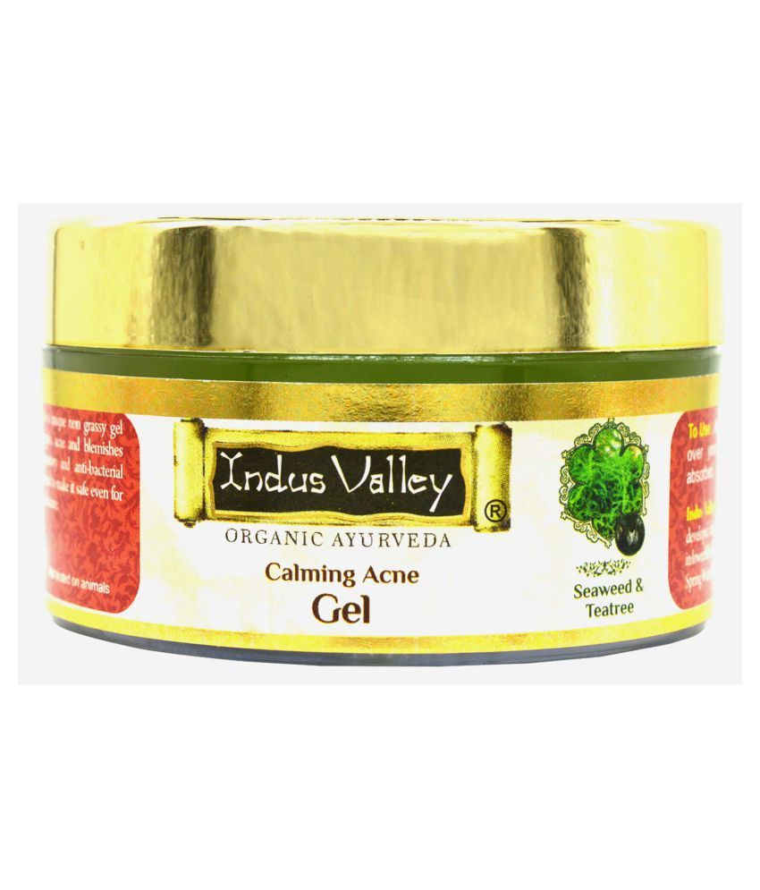 Indus Valley Calming Acne Gel Enriched with Seaweed & Teatree (50 ml
