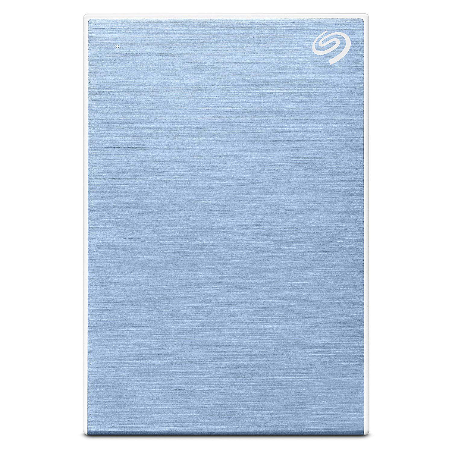     			Seagate Backup Plus Slim 1TB External Hard Drive Portable HDD-Light Blue USB 3.0 for PC Laptop and Mac, 1 year Mylio Create, 4 Months Adobe CC Photography, and 3-year Rescue Services (STHN1000402)