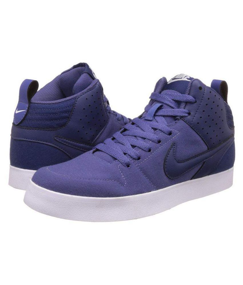 nike blue casual shoes
