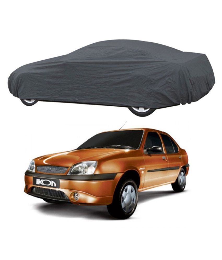     			Autoretail Grey Color Car Cover Polyster For Ford Ikon